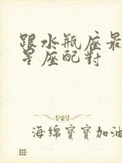 跟水瓶座最配的星座配对