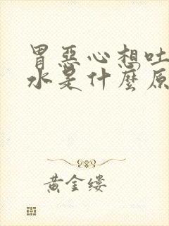 胃恶心想吐反酸水是什么原因