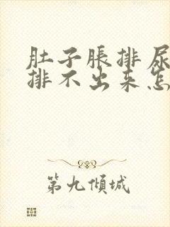 肚子胀排尿排便排不出来怎么回事