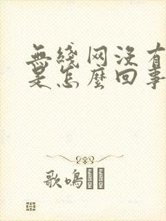 无线网没有网络是怎么回事