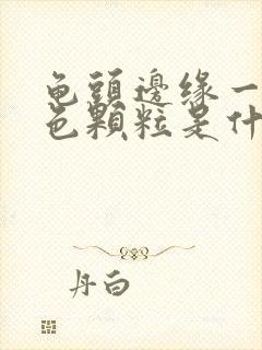 龟头边缘一圈白色颗粒是什么