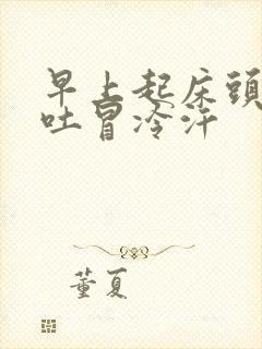 早上起床头晕想吐冒冷汗