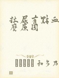 拉尿有点血是什么原因封面