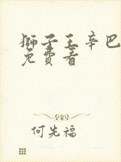 狮子王辛巴电影免费看封面