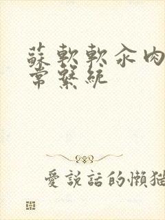 苏软软汆肉的日常系统