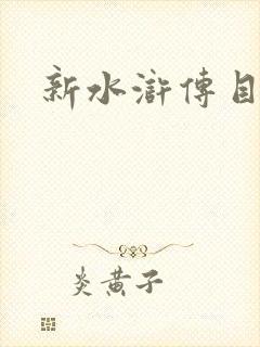 新水浒传目录