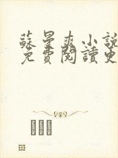 苏曼爽小说全文免费阅读更新时间