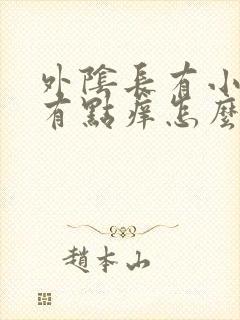 外阴长有小疙瘩有点痒怎么回事