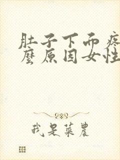 肚子下面疼是什么原因女性