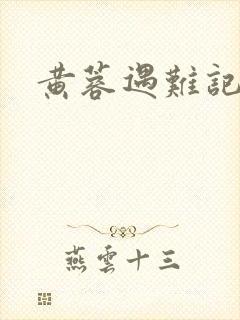 黄蓉遇难记封面