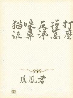 猫咪反复打喷嚏流鼻涕怎么办封面