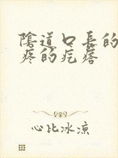 阴道口长的一个疼的疙瘩