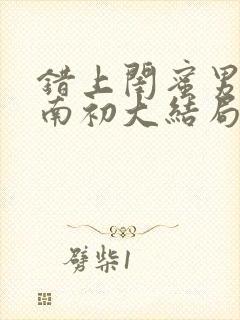 错上闺蜜男友沈南初大结局