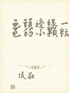 龟头边缘一圈白色的小颗粒封面