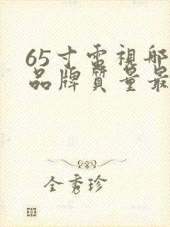 65寸电视哪个品牌质量最好