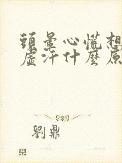 头晕心慌想吐冒虚汗什么原因