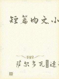短篇肉文小说