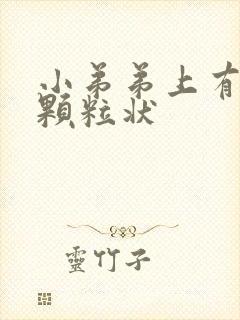 小弟弟上有白色颗粒状