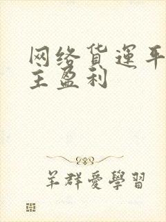 网络货运平台货主盈利