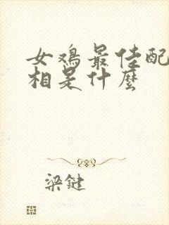 女鸡最佳配偶属相是什么