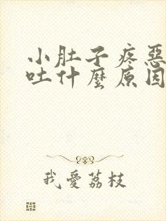 小肚子疼恶心想吐什么原因