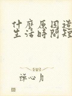 什么原因造成性生活时间短封面