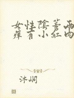 女性阴蒂两侧瘙痒有小红肉粒