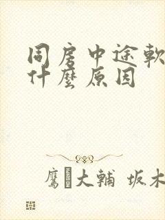 同房中途软了是什么原因