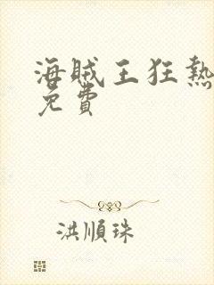 海贼王狂热行动免费封面