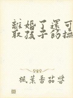 离婚了还可以争取孩子的抚养权呢