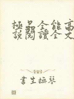极品全能高手小说阅读全文封面