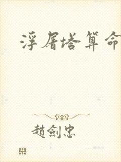 浮屠塔算命封面