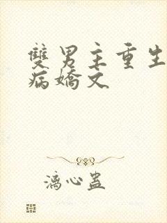 双男主重生救赎病娇文