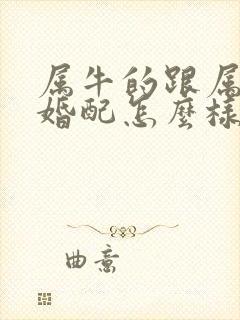 属牛的跟属马的婚配怎么样