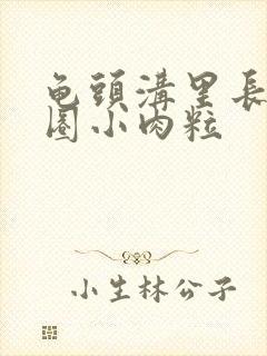 龟头沟里长了一圈小肉粒