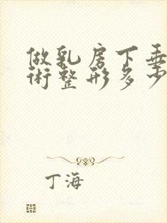 做乳房下垂矫正术整形多少钱