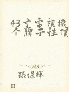 43寸电视机哪个牌子性价比高