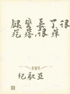 腿弯长了很多小疙瘩,很痒