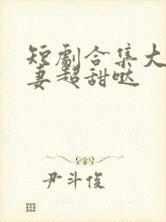 短剧合集大叔宠妻超甜哒