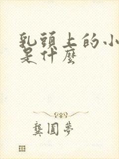 乳头上的小疙瘩是什么