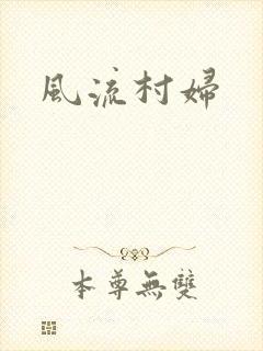 风流村妇封面