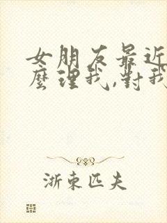 女朋友最近不怎么理我,对我冷淡了封面