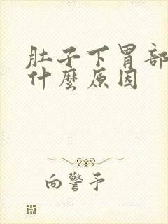 肚子下胃部疼痛什么原因封面