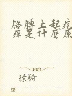 胳膊上起疙瘩很痒是什么原因