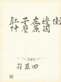 肚子左边侧疼是什么原因