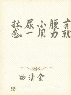 拉尿小腹有刺痛感一用力就痛