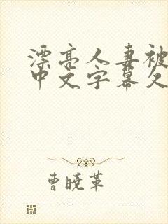 漂亮人妻被中出中文字幕久久