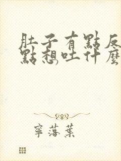 肚子有点反胃有点想吐什么原因