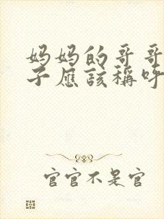 妈妈的哥哥的儿子应该称呼什么封面