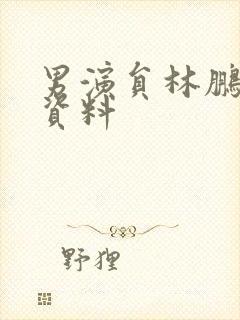 男演员林鹏个人资料